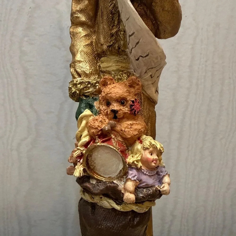 Resin Pencil Santa Father Christmas Toy Sack Teddy Bear Doll List Scroll